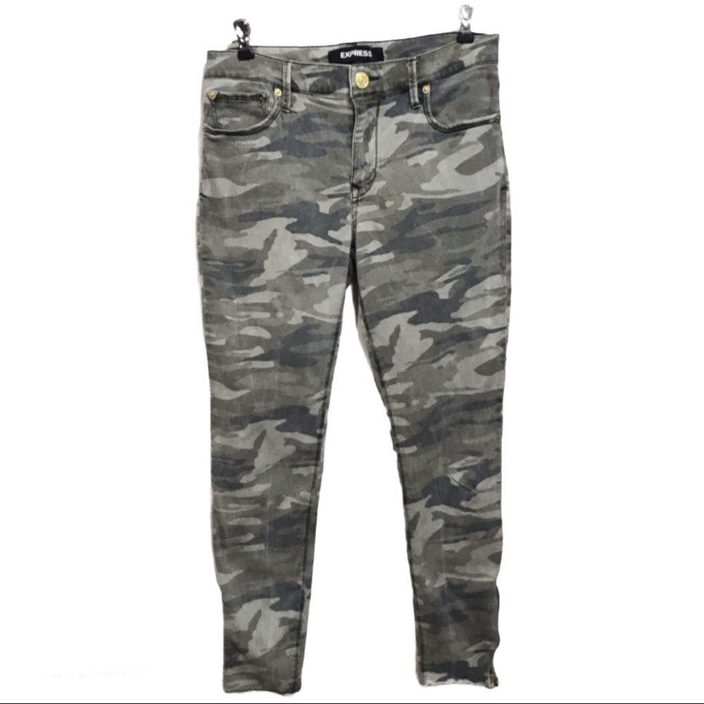 EXPRESS Stretch Mid-Rise Ankle Legging